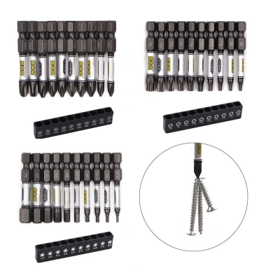 Tua vít kim loại từ tính Torx lục giác hạng nặng - Giá chỉ 101.200đ - Đế Bit kèm
