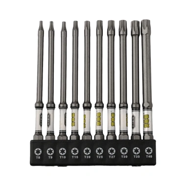 Tua vít kim loại từ tính Torx lục giác hạng nặng - Giá chỉ 101.200đ - Đế Bit kèm 9 Tua vít kim loại từ tính Torx lục giác hạng nặng - Giá chỉ 101.200đ - Đế Bit kèm 9