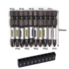 Tua vít kim loại từ tính Torx lục giác hạng nặng - Giá chỉ 101.200đ - Đế Bit kèm 10