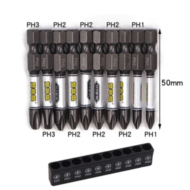 Tua vít kim loại từ tính Torx lục giác hạng nặng - Giá chỉ 101.200đ - Đế Bit kèm 10 Tua vít kim loại từ tính Torx lục giác hạng nặng - Giá chỉ 101.200đ - Đế Bit kèm 10
