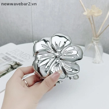 Túi Acrylic Bạc Hoa Vàng - Ví Ly Tiệc Cưới Đa Năng, Giá Chỉ 121.860₫