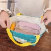 Túi Bento đựng đồ ăn trưa dây rút vải dung tích lớn, cổ điển, cầm tay thời trang và Quà tặng sáng tạo 6