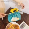 Túi Bento đựng đồ ăn trưa dây rút vải dung tích lớn, cổ điển, cầm tay thời trang và Quà tặng sáng tạo 7