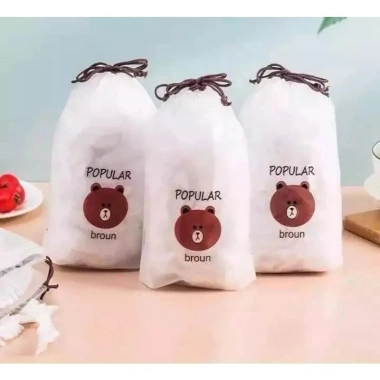 Túi bọc thực phẩm PE đa năng 100 túi - Tiện lợi, bảo quản an toàn, chỉ 18.000đ