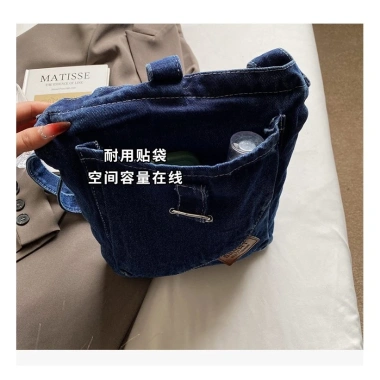 Túi Denim Khóa Đa Năng, Đựng Điện Thoại Cho Người Đi Lại – Giảm Giá 22%
