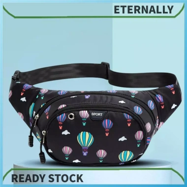 Túi đeo thắt lưng fanny pack 4.5L đen nam và nữ - Đựng điện thoại, giảm 20%