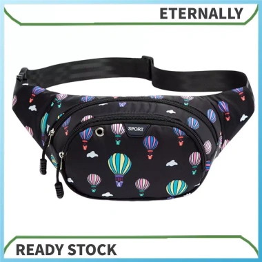 Túi đeo thắt lưng fanny pack 4.5L đen nam và nữ - Đựng điện thoại, giảm 20%