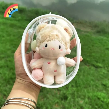 Túi đựng búp bê 10cm PVC trong suốt – Hộp trưng bày anime VN, chỉ 59,070₫