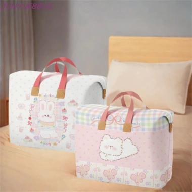 Túi đựng chăn bông JUNYUE88US vải không dệt hoạt hình, gập lại dung tích lớn, bền bỉ chống bụi, cho trẻ em 1 Túi đựng chăn bông JUNYUE88US vải không dệt hoạt hình, gập lại dung tích lớn, bền bỉ chống bụi, cho trẻ em 1