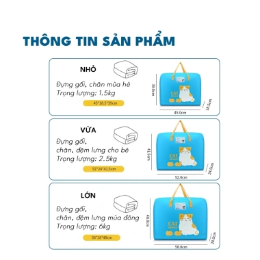 Túi đựng chăn gối chống thấm cho bé đi học 465-Ha Song - Giá chỉ 99k! 8 Túi đựng chăn gối chống thấm cho bé đi học 465-Ha Song - Giá chỉ 99k! 8