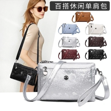 Túi đựng cho mẹ trung niên, một vai, ly hợp, vừa điện thoại, đồng xu - 260k