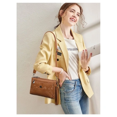 Túi đựng cho mẹ trung niên, một vai, ly hợp, vừa điện thoại, đồng xu - 260k