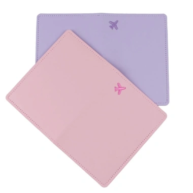 Túi đựng hộ chiếu da PU JOY – Thêu thanh lịch, giá đỡ vé, du lịch & doanh nghiệp – 72.939₫