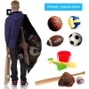 Túi lưới đựng bóng đá và bóng rổ cực lớn, dây rút, zipper, tiện tập, giá 75.400₫