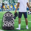Túi lưới đựng bóng đá và bóng rổ cực lớn, dây rút, zipper, tiện tập, giá 75.400₫ 6