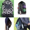 Túi lưới đựng bóng đá và bóng rổ cực lớn, dây rút, zipper, tiện tập, giá 75.400₫ 7