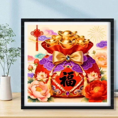 Túi May Mắn 2.026 Năm Mới Lễ Hội - Thêu Chữ Thập Handmade, Bộ Thêu Đầy Đủ, Giá Giảm 280.699 VNĐ