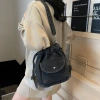 Túi Messenger Nữ Hàn Quốc Denim Xếp Ly Dây Rút Thời Trang Đơn Giản Giá 287k 2