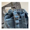 Túi Messenger Nữ Hàn Quốc Denim Xếp Ly Dây Rút Thời Trang Đơn Giản Giá 287k 7