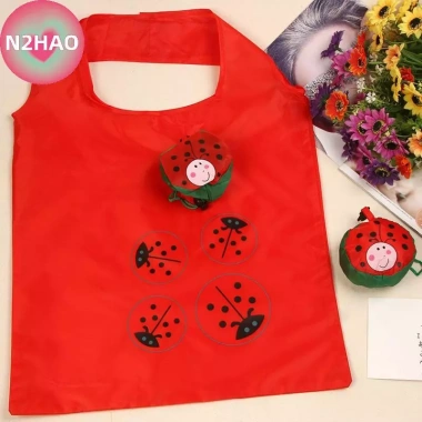 Túi Mua Sắm Động Vật Dễ Thương N2HAO Gập Lại Dung Tích Lớn Tote Tái Sử Dụng 8 Túi Mua Sắm Động Vật Dễ Thương N2HAO Gập Lại Dung Tích Lớn Tote Tái Sử Dụng 8