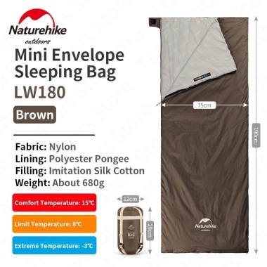Túi Ngủ Du Lịch Giữ Ấm Naturehike LW180 NH21MSD09 - Giảm 21% còn 399.000đ 11
