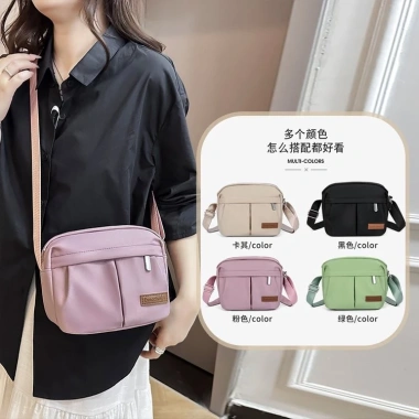 Túi Nylon Nhỏ Hàn Quốc Chống Nước Đeo Vai Messenger Nam Nữ - 194.400₫
