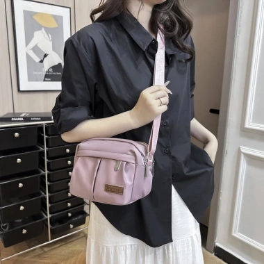 Túi Nylon Nhỏ Hàn Quốc Chống Nước Đeo Vai Messenger Nam Nữ - 194.400₫
