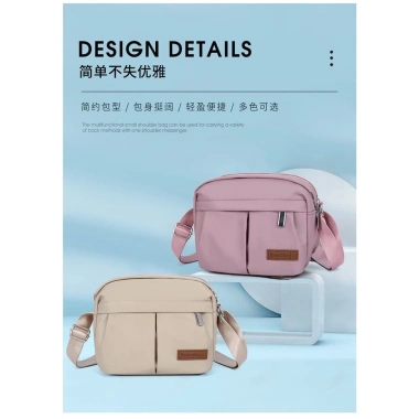 Túi Nylon Nhỏ Hàn Quốc Chống Nước Đeo Vai Messenger Nam Nữ - 194.400₫