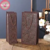 Túi quà tặng rượu vang N2HAO - Da chống rò rỉ, dây rút, tay cầm, tái sử dụng, du lịch, Giáng sinh - 73,548 VND 5