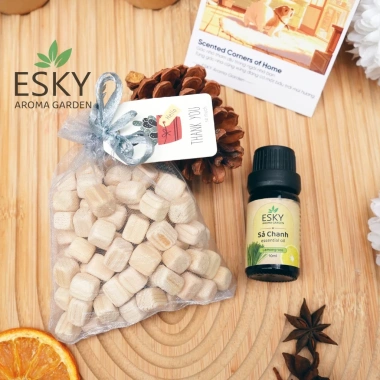 Túi Thơm Hạt Gỗ ESKY Aroma Garden - Khử mùi xe ô tô, tủ quần áo, chỉ 48.000₫