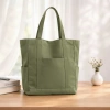 Túi Tote Canvas Khóa Miệng, Ngăn Phụ, Đeo Vai Thời Trang Đựng A4 & Laptop - 79k 4
