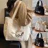 Túi Tote Canvas Khóa Miệng Ngăn Phụ Thời Trang Hàn Quốc Đựng A4 Laptop - 79.000đ