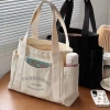 Túi Tote Canvas Khóa Miệng Ngăn Phụ Thời Trang Hàn Quốc Đựng A4 Laptop - 79.000đ 10