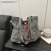 Túi Tote Cotton kẻ sọc xinh xắn, xếp nếp dung tích lớn, túi đeo vai thời trang nữ - Quà tặng lý tưởng 8