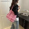 Túi Tote Cotton kẻ sọc xinh xắn, xếp nếp dung tích lớn, túi đeo vai thời trang nữ - Quà tặng lý tưởng 9