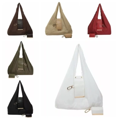Túi Tote Mini MAOYE66SY gập lại, móc khóa, dung tích lớn, nhẹ, tái sử dụng 2