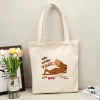 Túi tote vải bố canvas cotton Đánh thức con Ngọ, túi đeo vai thời trang, đựng A4, đi học đi chơi, giá 55.000₫ 2