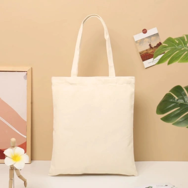 Túi tote vải bố canvas cotton ulzzang vintage - Đeo vai thời trang Hàn Quốc, vừa A4, giá 49.000₫