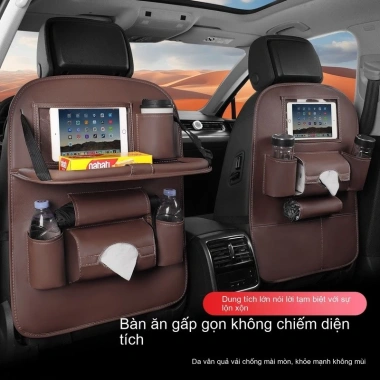 Túi treo lưng ghế ô tô đa năng, hộp da sang, bàn ăn gấp – Chỉ 176.400₫ 7