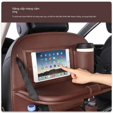 Túi treo lưng ghế ô tô đa năng, hộp da sang, bàn ăn gấp – Chỉ 176.400₫ 8