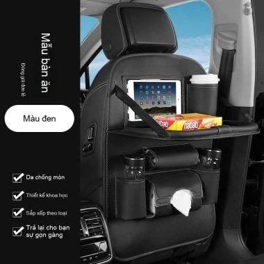 Túi treo lưng ghế ô tô đa năng, hộp da sang, bàn ăn gấp – Chỉ 176.400₫ 10