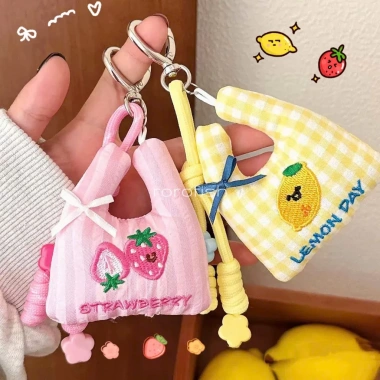 Túi vải mini treo móc khóa - Túi balo hình cà chua, chỉ 32.000₫ giảm giá