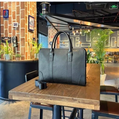 Túi xách nam da thật cao cấp, dung tích lớn, thời trang giản dị, cặp da bò lớp một - Giảm giá
