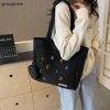 Túi xách vải thêu GroupTree tote, dung tích lớn, cho nữ bé gái - 140.076 VND 3