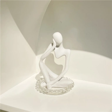 Tượng Decor Để Bàn Cô Gái Ngồi Sang Trọng - Trang Trí Nhà Cửa, Phòng Khách 10