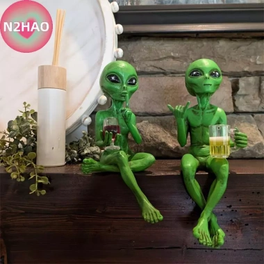 Tượng Nhựa Người Ngoài Hành Tinh N2HAO - Trang trí vườn, nội thất, văn phòng - Đồ nghệ thuật, quà tặng - 105.600 VND