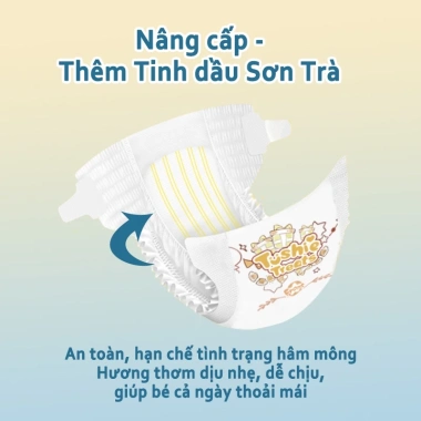 Tushie Treats Bỉm Quần Trẻ Em Cao Cấp Form Chữ Q, Tinh Dầu Sơn Trà, Đệm Mây, Size NB-S-M-L-XL-2XL-3XL, Giá 105k 4