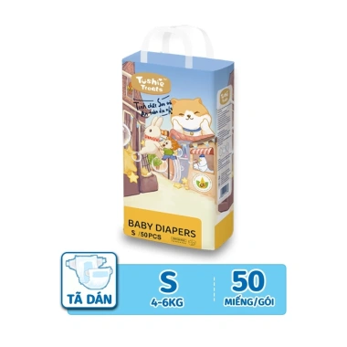 Tushie Treats Bỉm Quần Trẻ Em Cao Cấp Form Chữ Q, Tinh Dầu Sơn Trà, Đệm Mây, Size NB-S-M-L-XL-2XL-3XL, Giá 105k 10