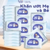 Tushie Treats Khăn ướt mini 5 bịch 50 gói 10 rút - Không mùi, không hóa chất, tiện dụng, giá 161.000₫