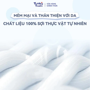Tushie Treats Khăn ướt mini 5 bịch 50 gói 10 rút - Không mùi, không hóa chất, tiện dụng, giá 161.000₫